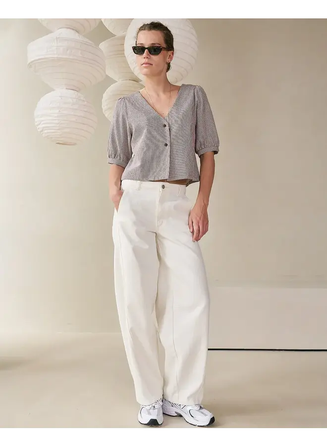 Kiek Shirt Chocolate Fondant Stripe