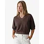 Amice V-neck T-shirt Chocolate Fondant