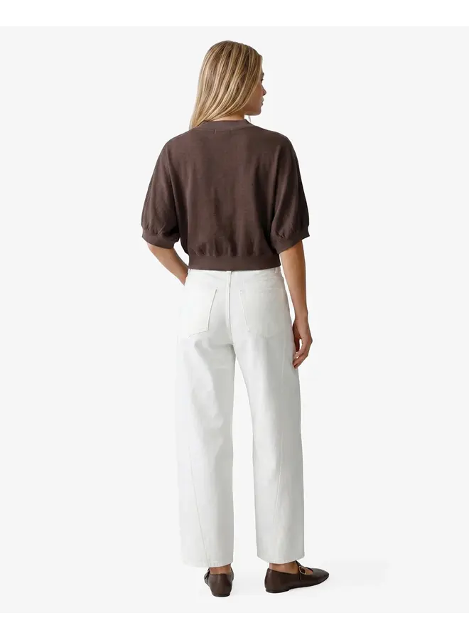 Amice V-neck T-shirt Chocolate Fondant