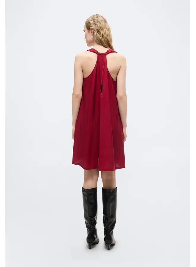 Peninna Dress Rhubarb