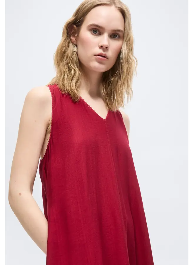 Peninna Dress Rhubarb