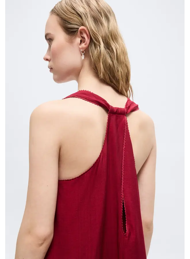 Peninna Dress Rhubarb