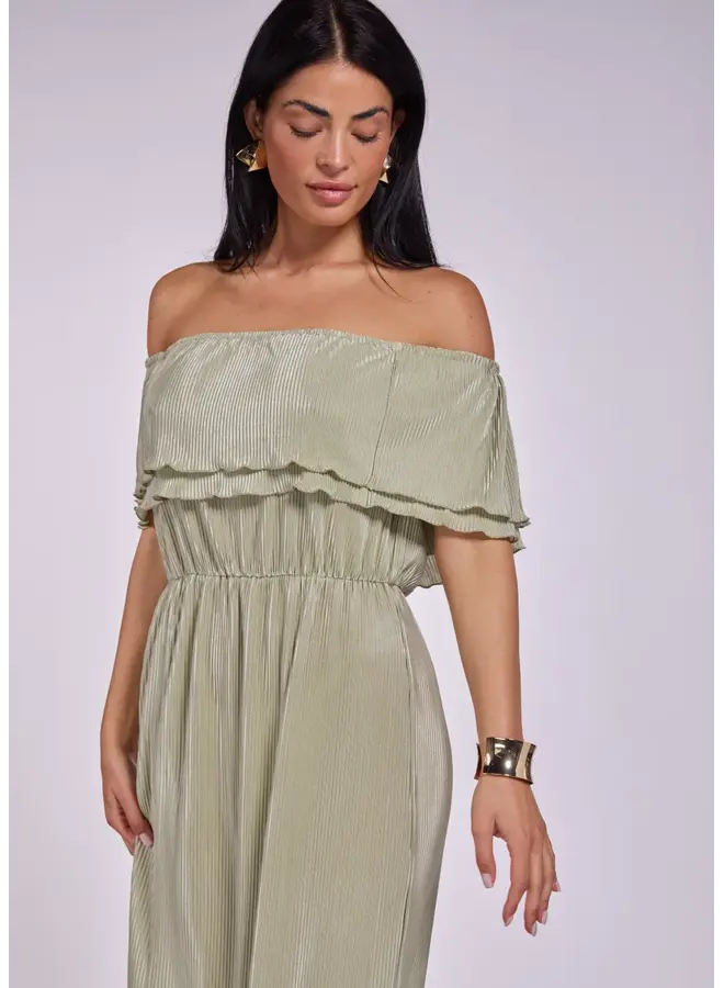 Bonne Dress Sage Green