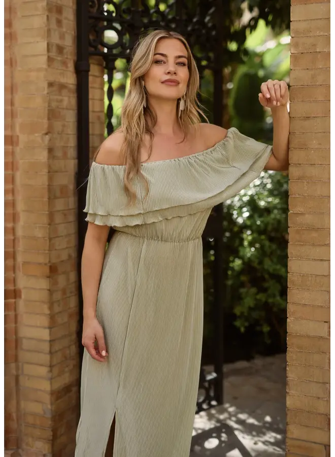 Bonne Dress Sage Green
