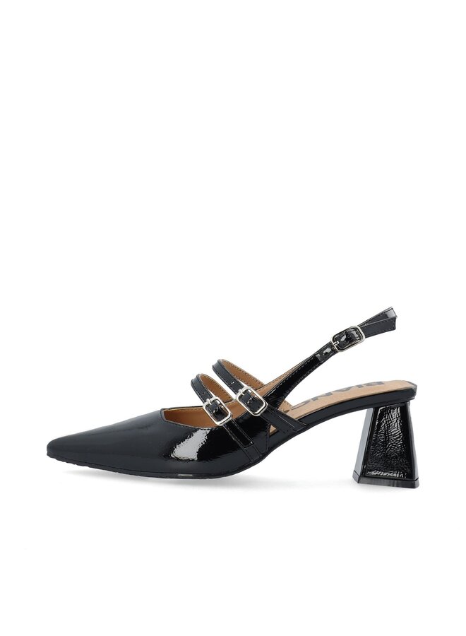 MARALYN Mary Jane Slingback Faux Leather