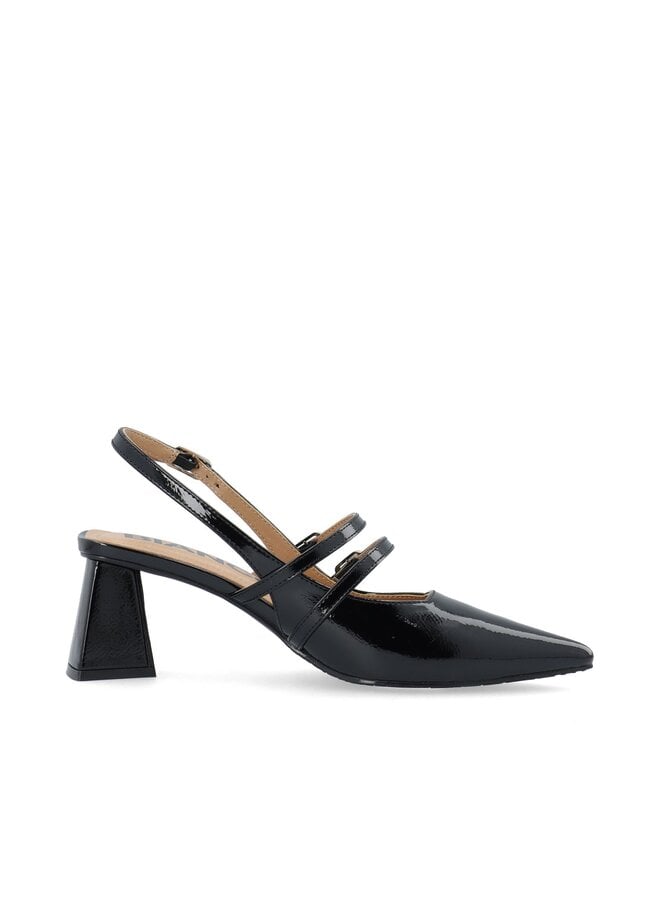 MARALYN Mary Jane Slingback Faux Leather
