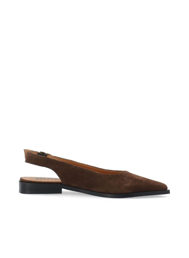 VICTORIA Slingback Suede Brown
