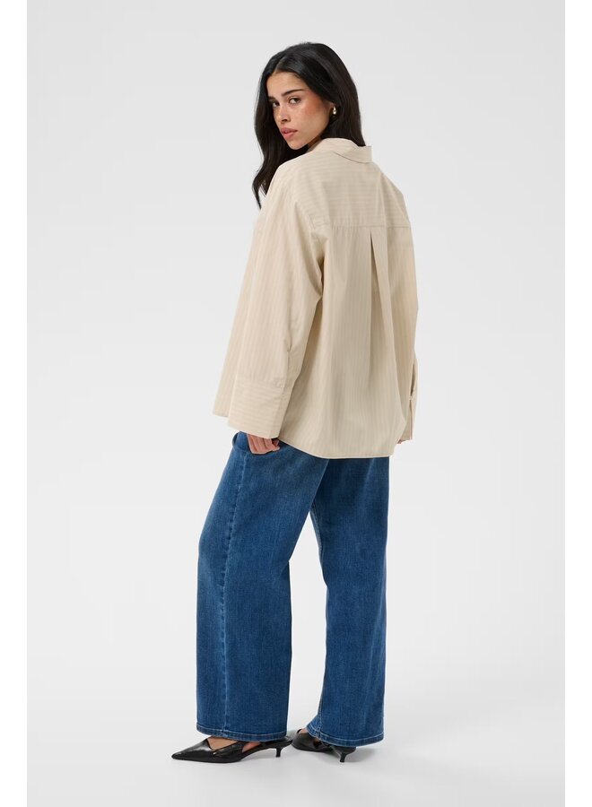 Josie Shirt Feather Gray Stripe