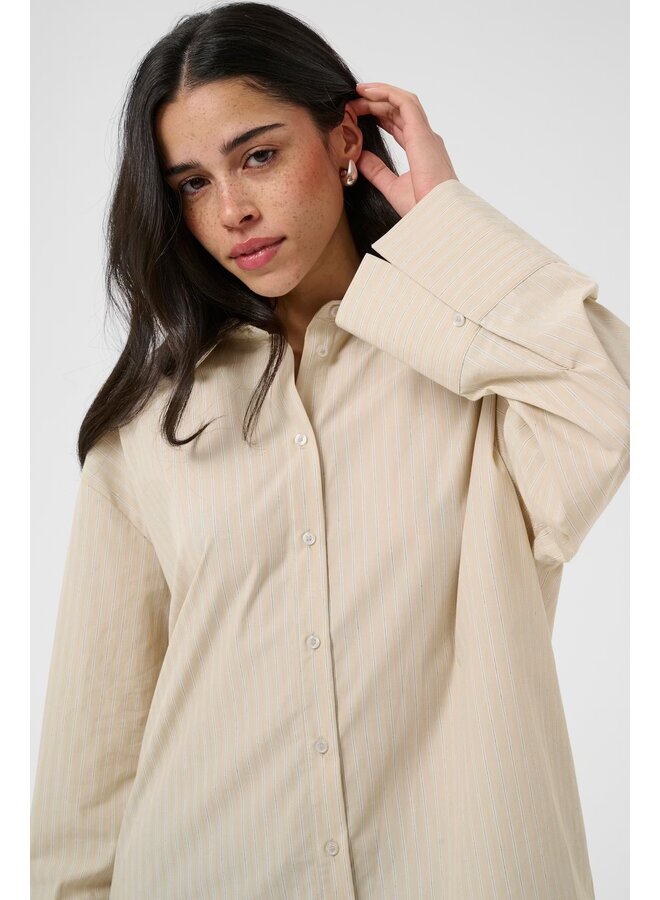 Josie Shirt Feather Gray Stripe