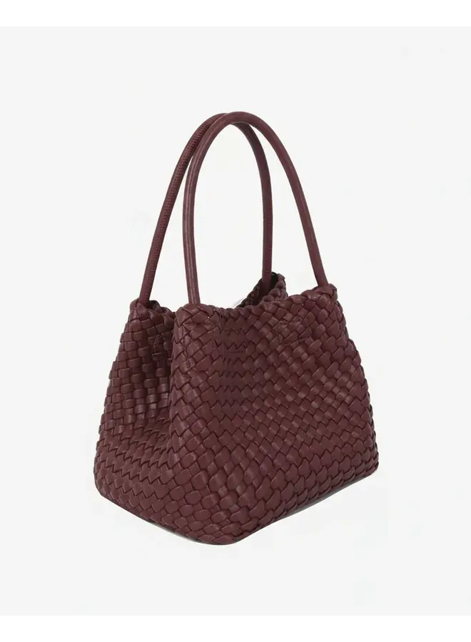 Lily Braided Structure Deep Burgundy