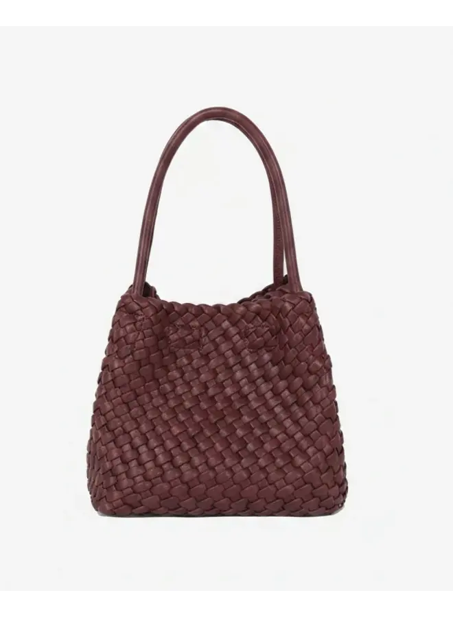 Lily Braided Structure Deep Burgundy