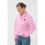 Ebony Short Shirt Pink Stripe