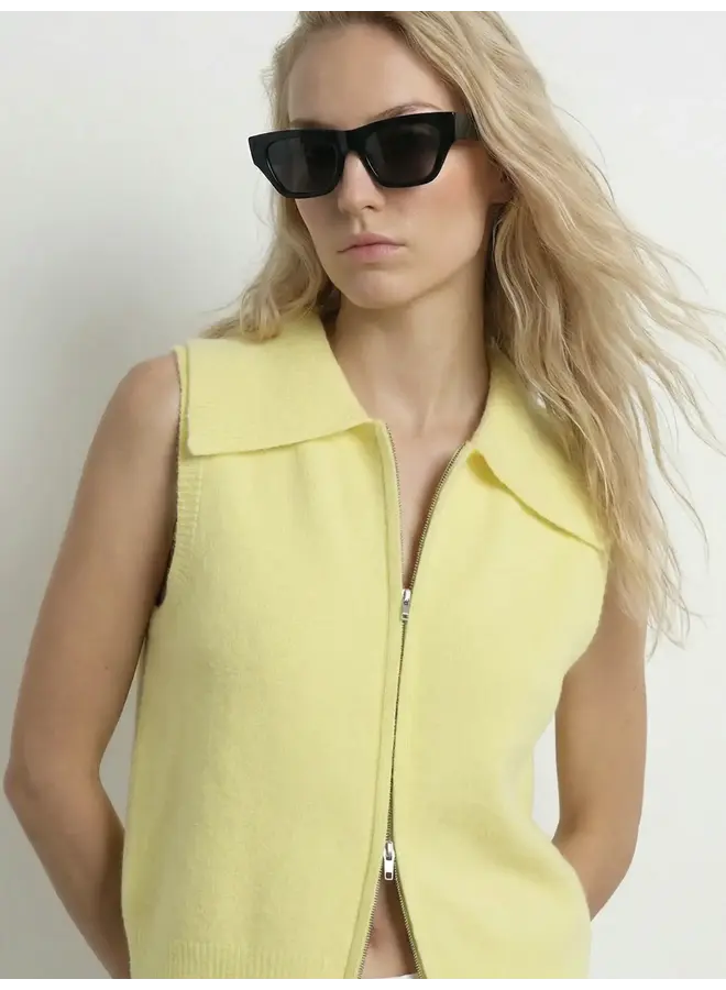 Regitze Cropped Collar Double Cream