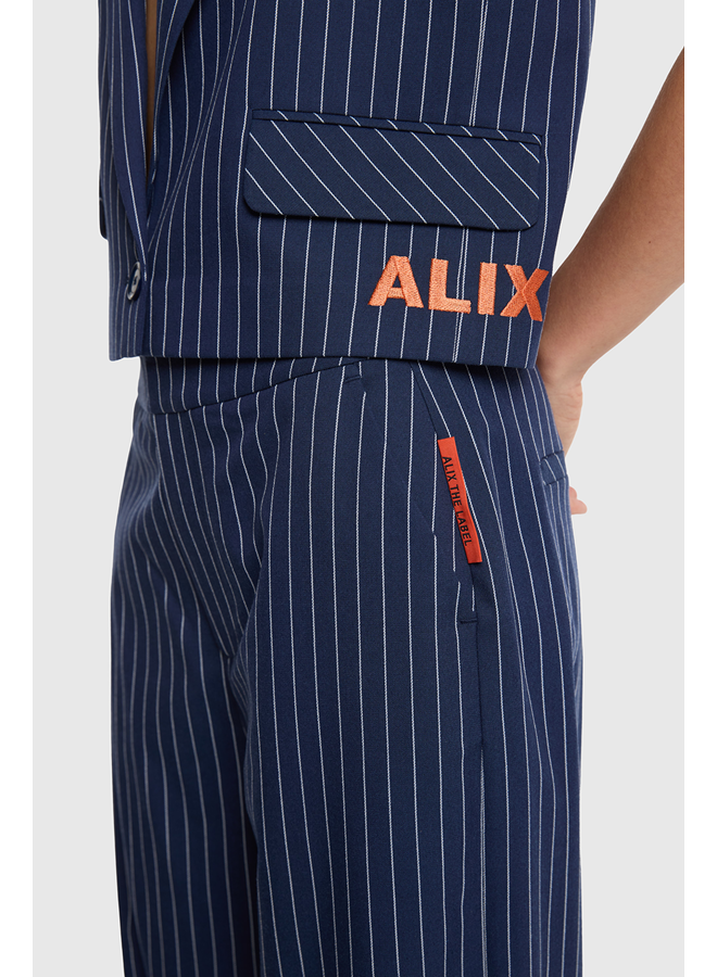 Stripped Barrel Pants Navy