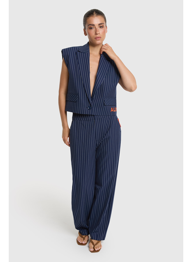 Stripped Barrel Pants Navy