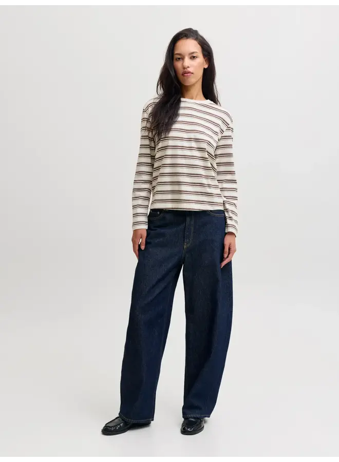 Sophia Stripe Tee Carafe/Vanille