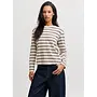 Sophia Stripe Tee Carafe/Vanille