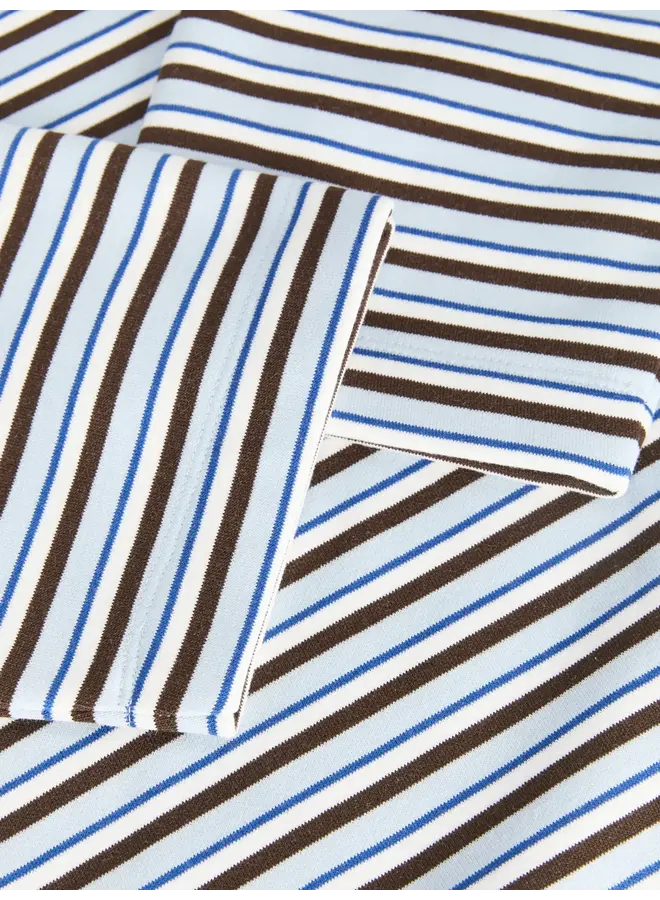 Ea Sophia Boxy Stripe Skyway