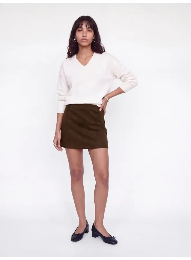 Luisa Brushed Skirt Demitasse