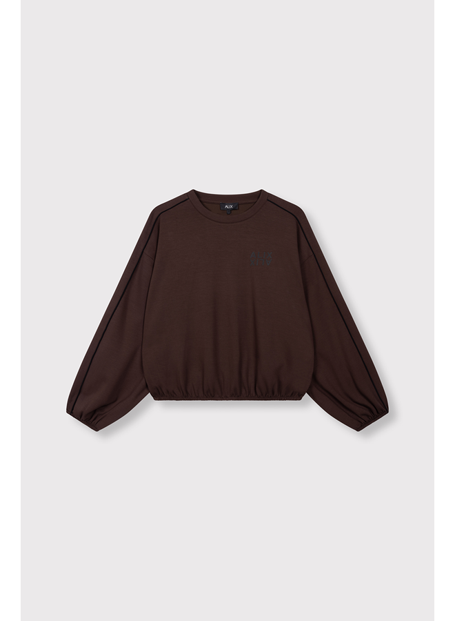 Scuba Sweater Warm Brown