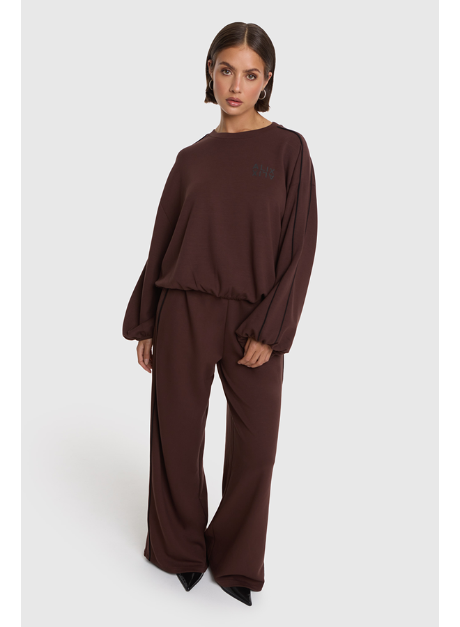 Scuba Sweater Warm Brown