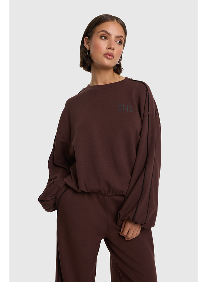 Scuba Sweater Warm Brown