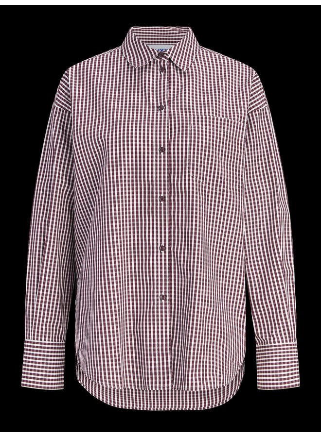Jamie Relaxed Poplin Shirt Winetasting