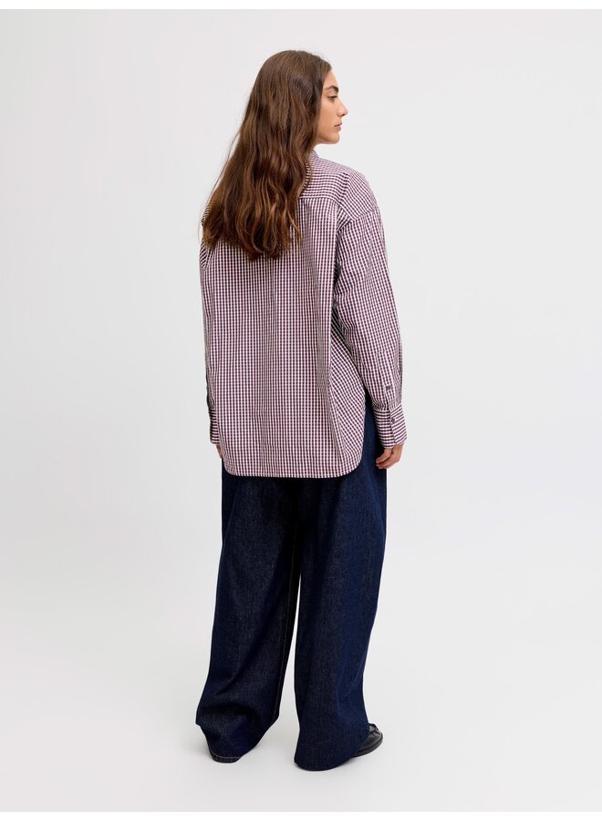 Jamie Relaxed Poplin Shirt Winetasting