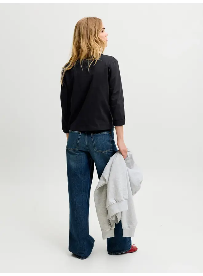 Sophia Boxy Tee Black
