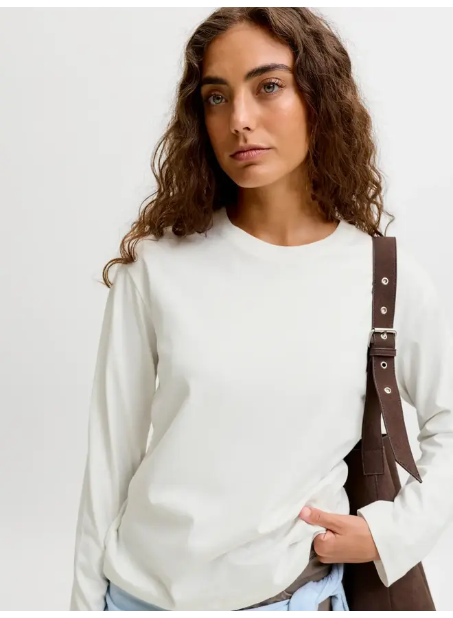 Sophia Boxy Tee Cloud Dancer