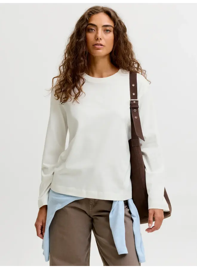 Sophia Boxy Tee Cloud Dancer