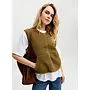 Vera Teddy Vest Nutria
