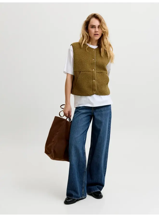 Vera Teddy Vest Nutria