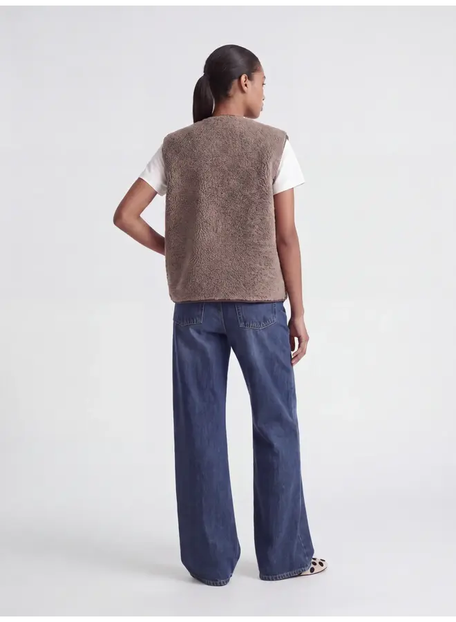 Vera Teddy Vest Bungee Melange