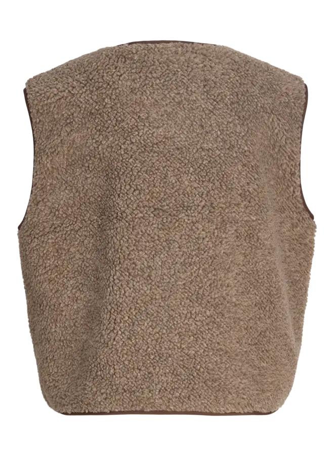 Vera Teddy Vest Bungee Melange