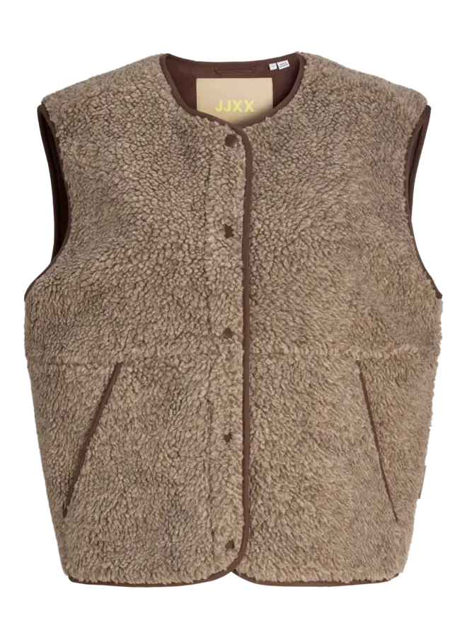 Vera Teddy Vest Bungee Melange