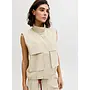 Carol Olive Vest Spray Green