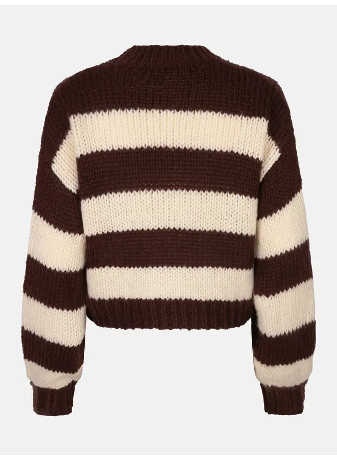 Brianna Knitted Sweater Dark Brown
