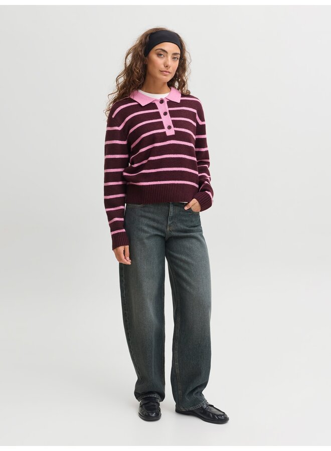 Rugby Polo Knit Orchid Smoke