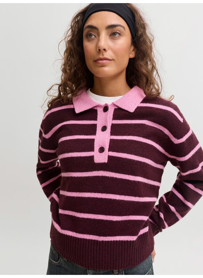 Rugby Polo Knit Orchid Smoke