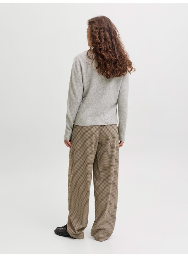 Elba Crew Neck Knit Light Grey