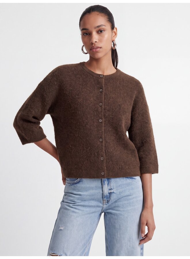 Evi Cardigan Knit Demitasse