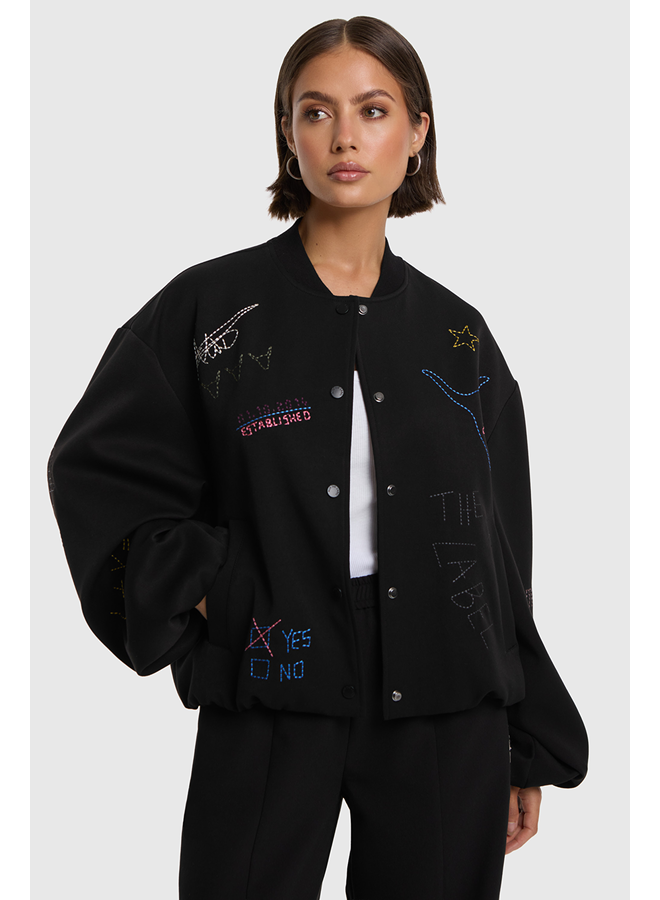 Artwork Bomber Black