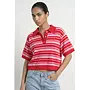 Kallie Boxy Polo Sweet Taffy
