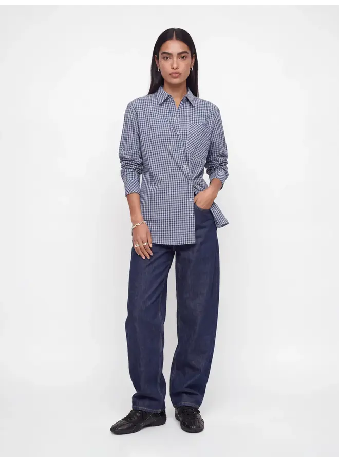 Zallie Button Shoulderpad Shirt Surf The Web