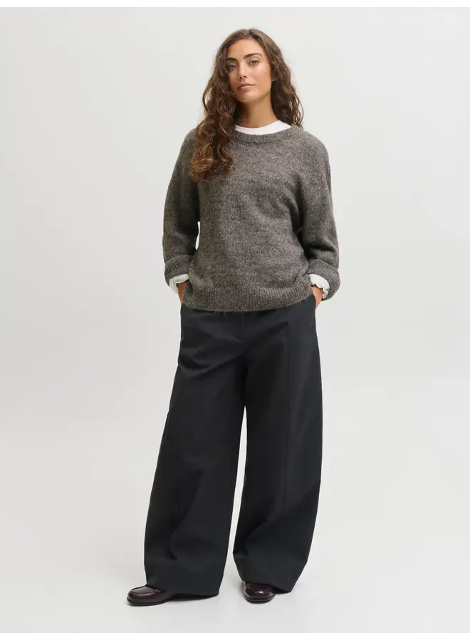 Lou Crew Knit Driftwood
