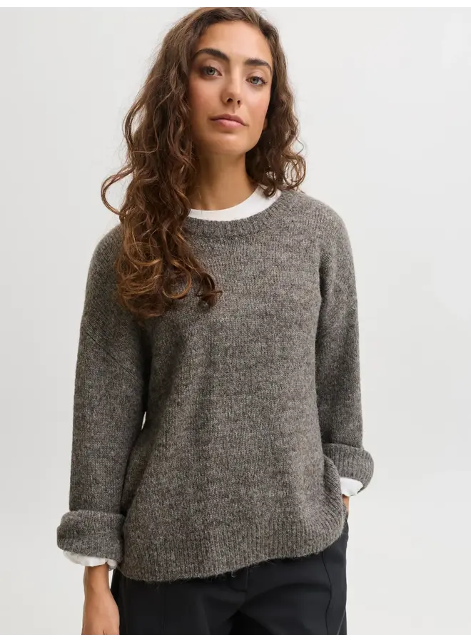 Lou Crew Knit Driftwood
