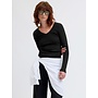 Freya V-neck Top Black