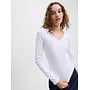 Freya V-neck Top Bright White
