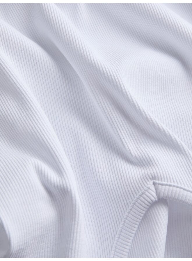 Freya V-neck Top Bright White
